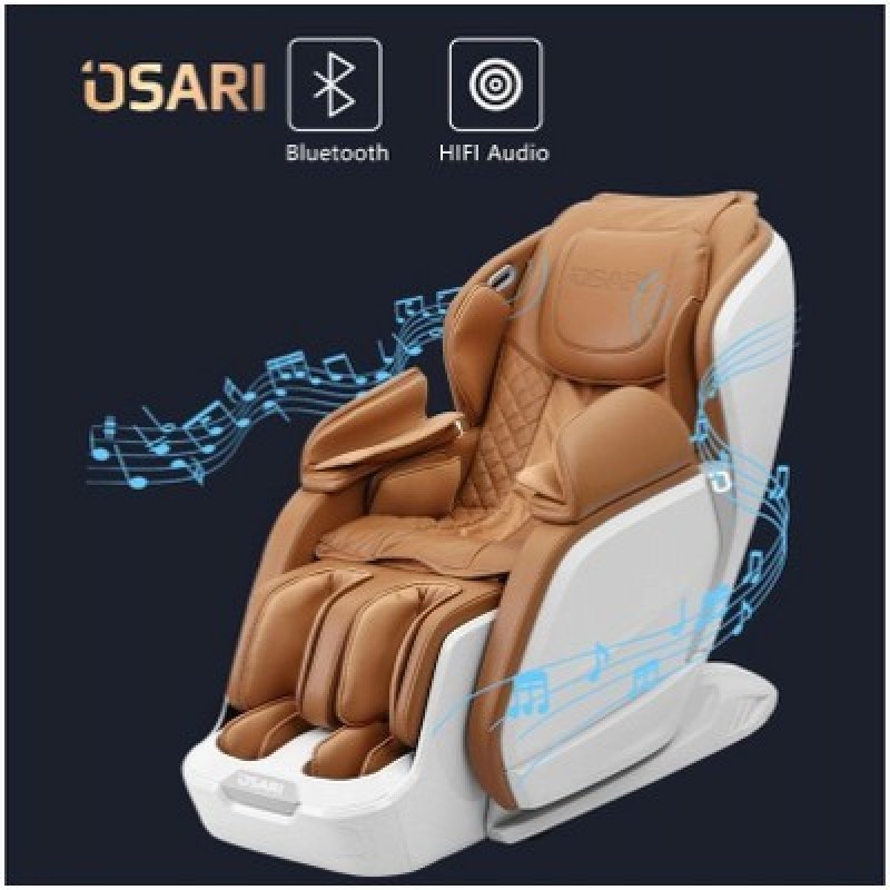 Массажное кресло OSARI GALAXY 4D цвет коричнево-белый