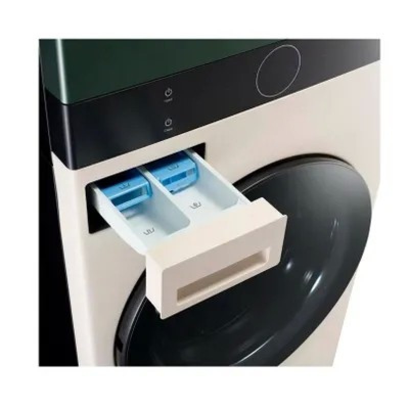 Стиральная машина LG Wash Tower Objet W1S1CVKK2HM, бежевый, зеленый