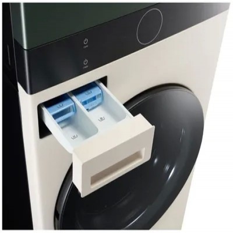 Стиральная машина LG WashTower W1S1CVKK2HM, бежевый, зеленый
