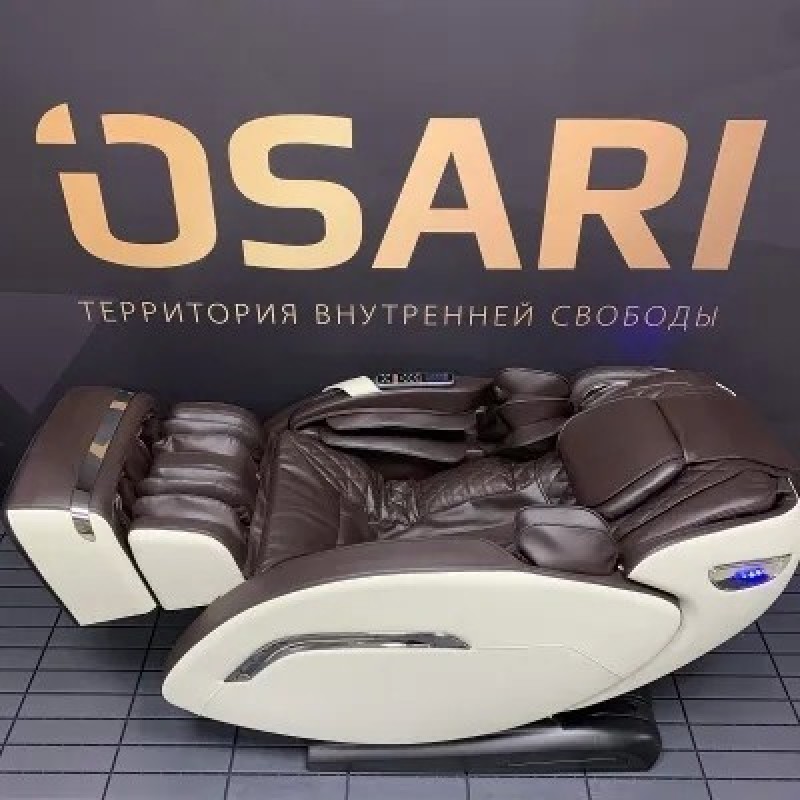 Массажное кресло OSARI COMFORT 4D коричнево-бежевый цвет