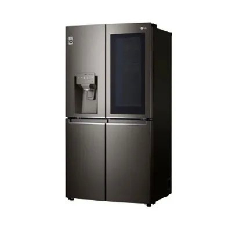 Холодильник LG GR-X24FMKBL, темно-серый, серебристый